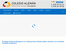 Tablet Screenshot of colegioaleman.com